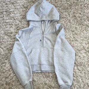 Lululemon crop scuba hoodie